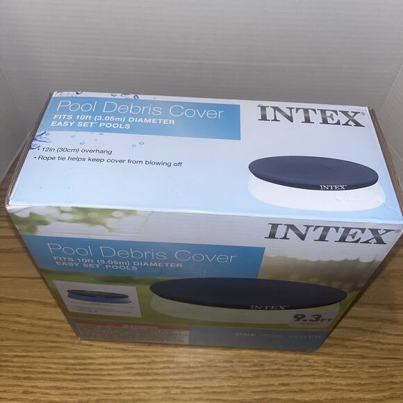 New Intex 10' Diameter #28021E Above Ground Swimming Pool Debris Cover Round - Picture 2 of 5